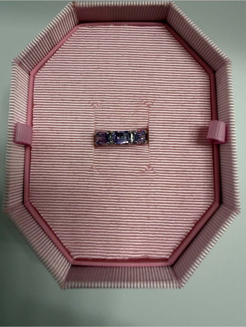 NIB- Swarovski Pink and Purple Crystal Ear Cuff